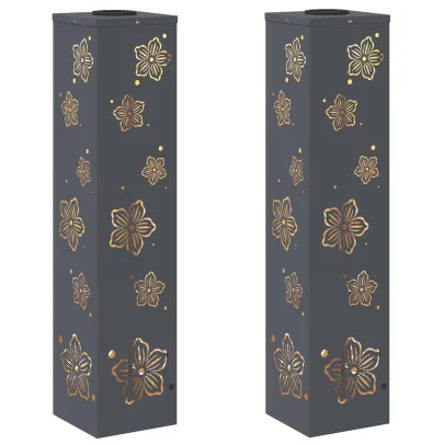 Lumină Solară LED Alei Antracit | Iluminat Exterior Sustenabil