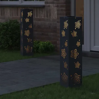 Lumină Solară LED Alei Antracit | Iluminat Exterior Sustenabil