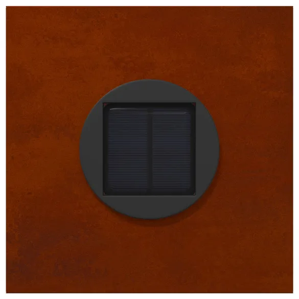 Lumină Solară LED pentru Alei Oțel Corten - 2 bucăți