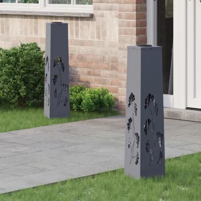 Lumină Solară LED Alei Antracit | Iluminat Exterior