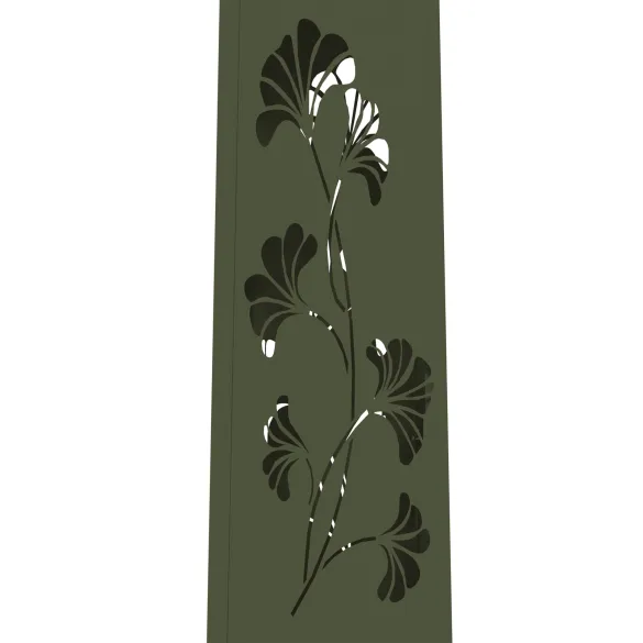 Lumină Solară LED Alei - 2 bucăți, Verde măsliniu