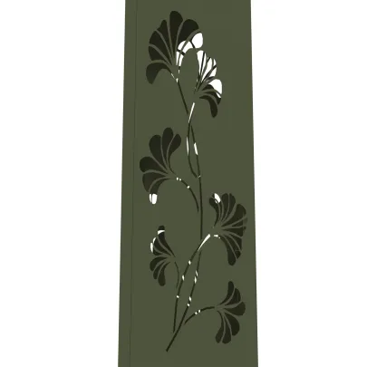 Lumină Solară LED Alei - 2 bucăți, Verde măsliniu