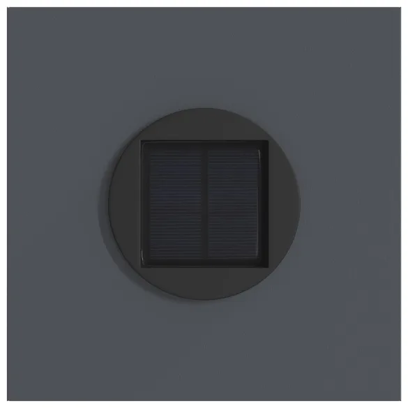 Lumină Solară LED pentru Alei Antracit - 2 bucăți