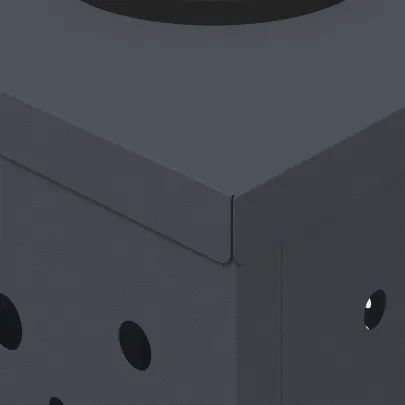 Lumină Solară LED pentru Alei Antracit - 2 bucăți