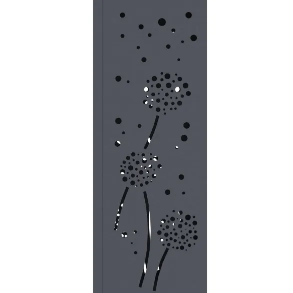 Lumină Solară LED pentru Alei Antracit - 2 bucăți