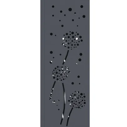 Lumină Solară LED pentru Alei Antracit - 2 bucăți