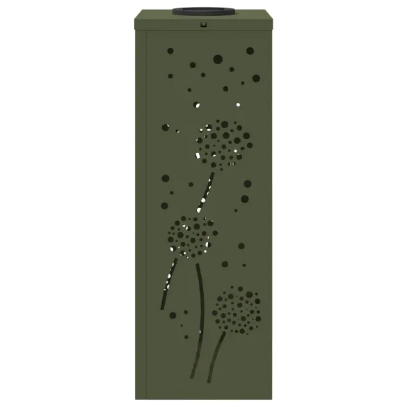 Lămpi LED Solare pentru Alei - 2 bucăți, Verde măsliniu