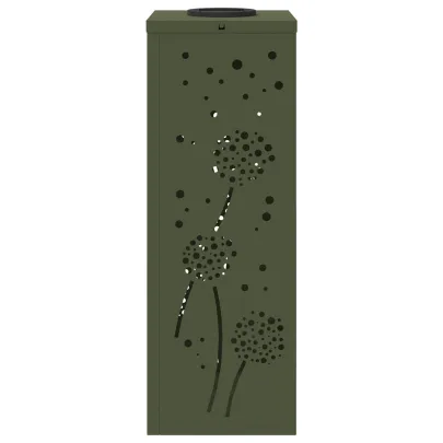 Lămpi LED Solare pentru Alei - 2 bucăți, Verde măsliniu