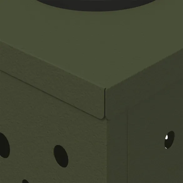 Lămpi LED Solare pentru Alei - 2 bucăți, Verde măsliniu