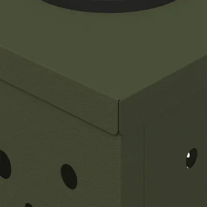 Lămpi LED Solare pentru Alei - 2 bucăți, Verde măsliniu