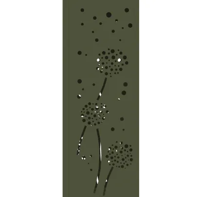 Lămpi LED Solare pentru Alei - 2 bucăți, Verde măsliniu