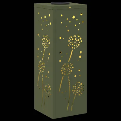 Lămpi LED Solare pentru Alei - 2 bucăți, Verde măsliniu