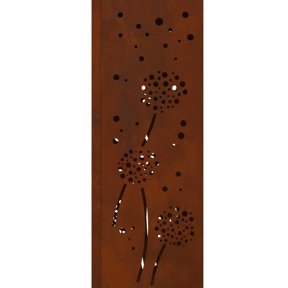 Lumină Solară LED Alei Oțel Corten | Iluminat Exterior