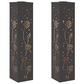 Lămpi LED Solare Alei 2 bucăți | Oțel Negru | Livrare Gratuită 2