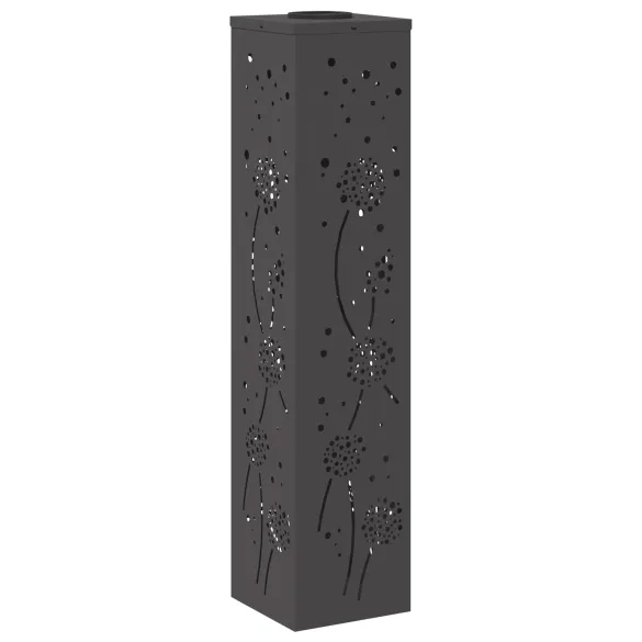 Lămpi LED Solare Alei 2 bucăți | Oțel Negru | Livrare Gratuită