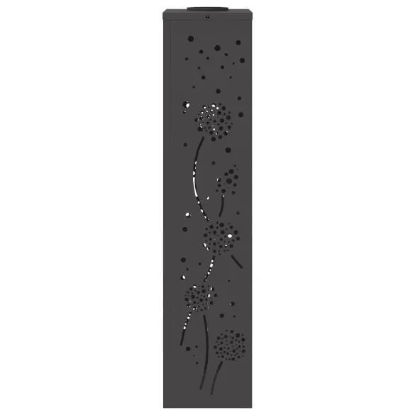 Lămpi LED Solare Alei 2 bucăți | Oțel Negru | Livrare Gratuită