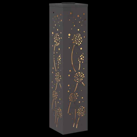 Lămpi LED Solare Alei 2 bucăți | Oțel Negru | Livrare Gratuită