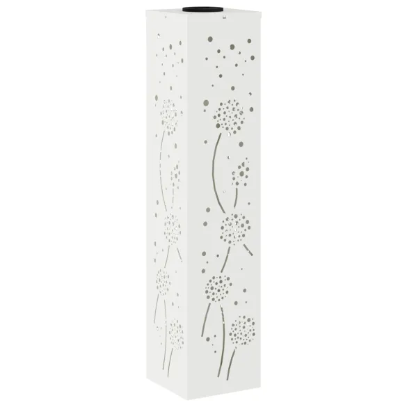 Lumină Solară LED Alei | 2 bucăți, Oțel Alb