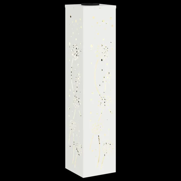 Lumină Solară LED Alei | 2 bucăți, Oțel Alb