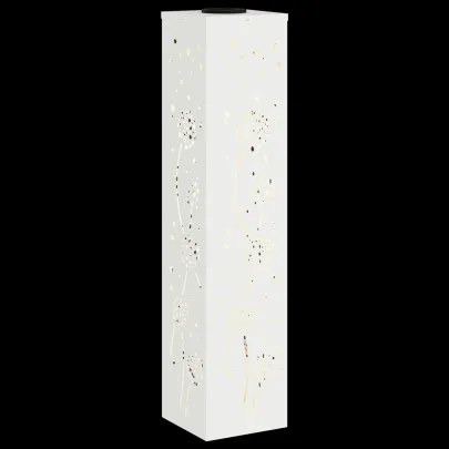 Lumină Solară LED Alei | 2 bucăți, Oțel Alb