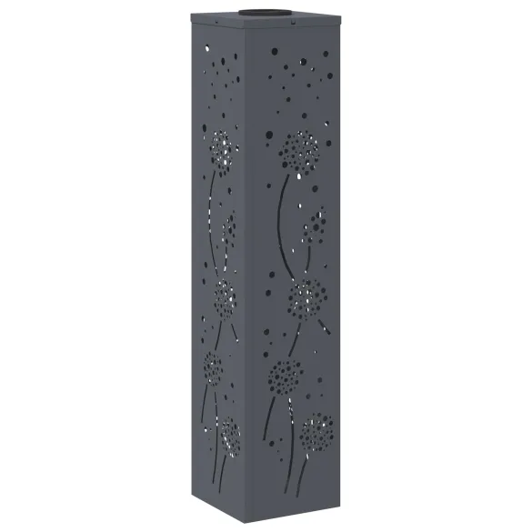 Lumini LED Solare pentru Alei, Antracit, 2 bucăți