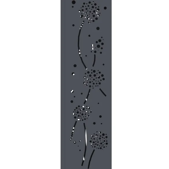 Lumini LED Solare pentru Alei, Antracit, 2 bucăți