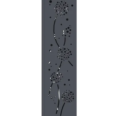 Lumini LED Solare pentru Alei, Antracit, 2 bucăți