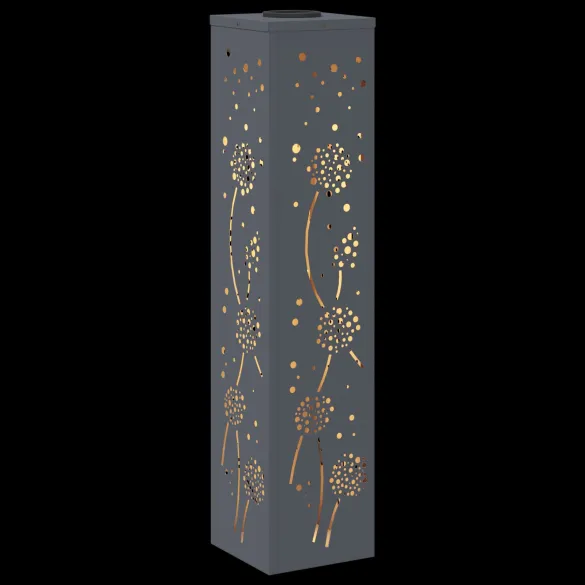 Lumini LED Solare pentru Alei, Antracit, 2 bucăți