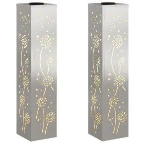 Lămpi LED Solare pentru Alei | Oțel Inoxidabil | 2 bucăți 2