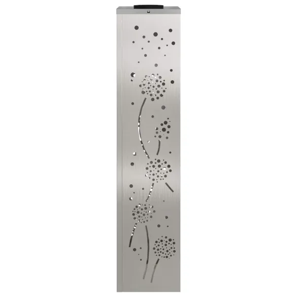 Lămpi LED Solare pentru Alei | Oțel Inoxidabil | 2 bucăți