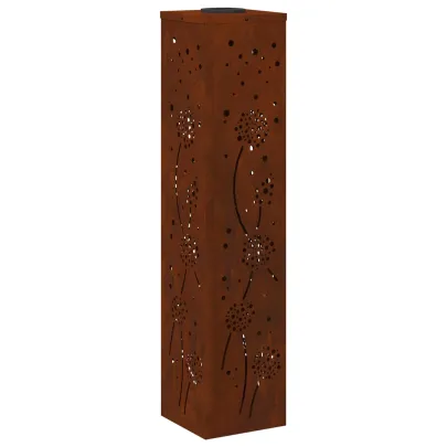 Lămpi LED Solare Oțel Corten | Iluminat Grădină