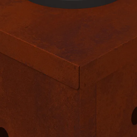 Lămpi LED Solare Oțel Corten | Iluminat Grădină