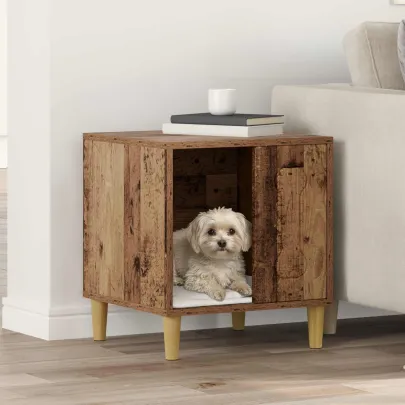 Casa pentru Câini Lemn Compozit - Elegantă și Rezistentă