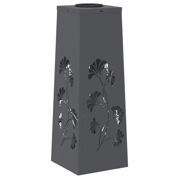 Lămpi LED Solare pentru Alei Antracit - 2 Bucăți