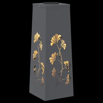 Lămpi LED Solare pentru Alei Antracit - 2 Bucăți