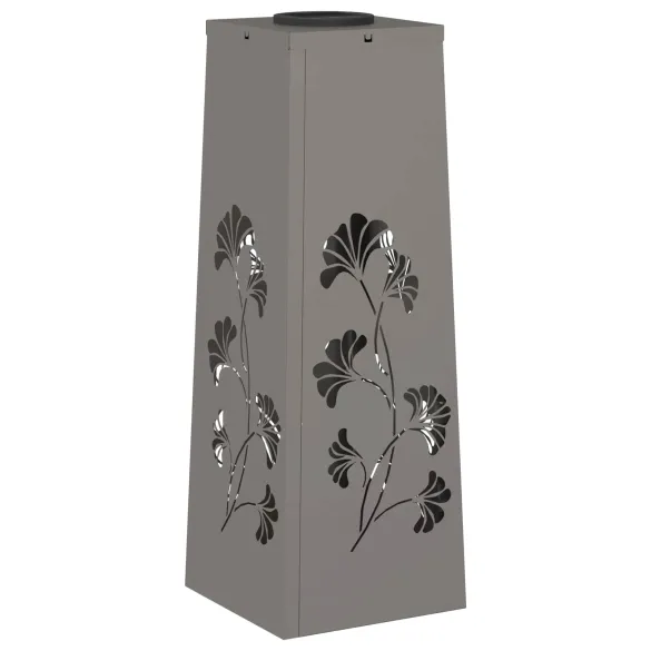 Lumină Solară LED Alei Oțel Corten | 2 Bucăți