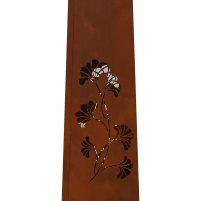 Lumină Solară LED Alei Oțel Corten | 2 Bucăți