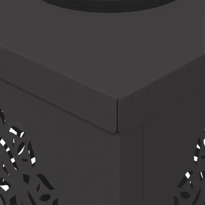 Lămpi LED Solare pentru Alei | 2 bucăți | Oțel Negru