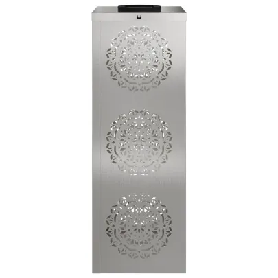 Lumină Solară LED Alei | 2 pcs Oțel Inoxidabil | Livrare Gratuită