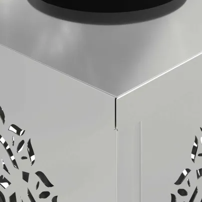 Lămpi LED Solare pentru Alei, 2 bucăți, Galvanizate