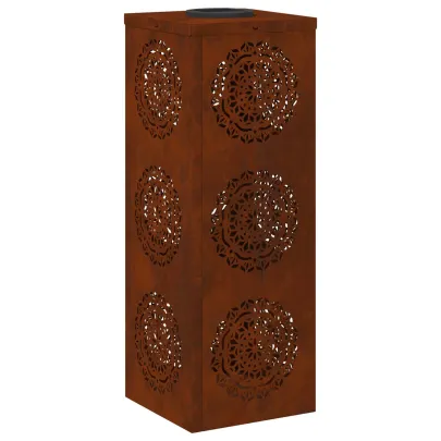 Lămpi LED Solare Oțel Corten | Iluminat Exterior