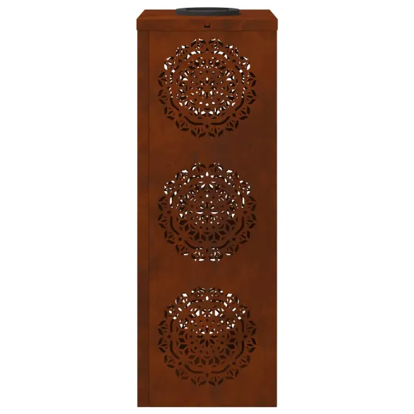 Lămpi LED Solare Oțel Corten | Iluminat Exterior