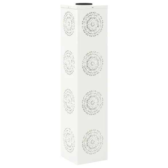 Lumină Solară LED pentru Alei | 2 bucăți | Oțel Alb