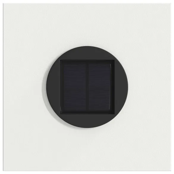 Lumină Solară LED pentru Alei | 2 bucăți | Oțel Alb