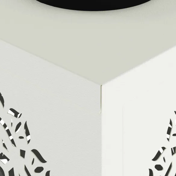 Lumină Solară LED pentru Alei | 2 bucăți | Oțel Alb