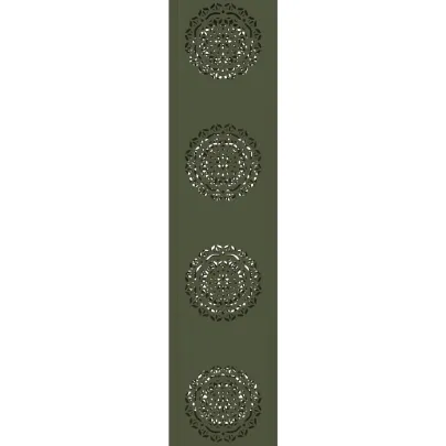 Lumină Solară LED pentru Alei - 2 bucăți, Verde Măsliniu