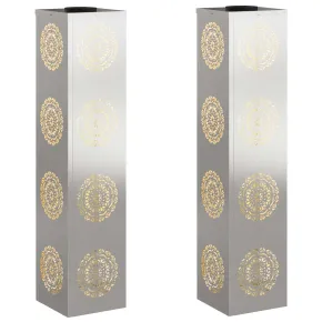 Lămpi LED Solare pentru Alei | 2 Bucăți | Oțel Inoxidabil 2