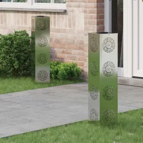 Lămpi LED Solare pentru Alei, 2 bucăți | Livrare Gratuită