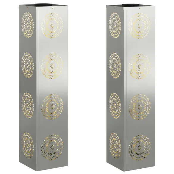 Lămpi LED Solare pentru Alei, 2 bucăți | Livrare Gratuită