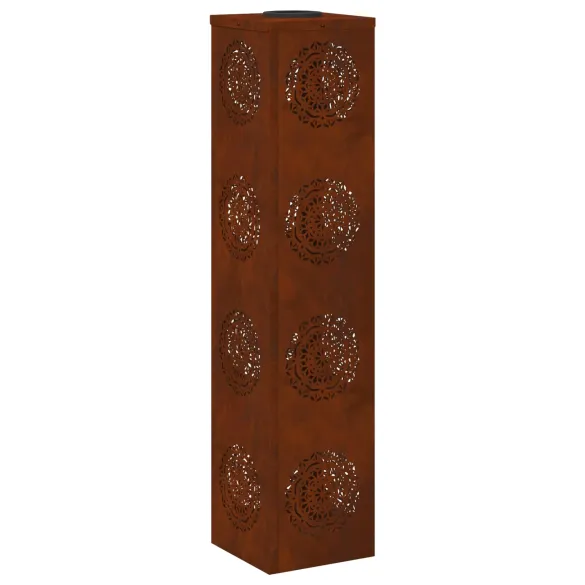 Lămpi LED Solare pentru Alei, Oțel Corten | Iluminat Exterior